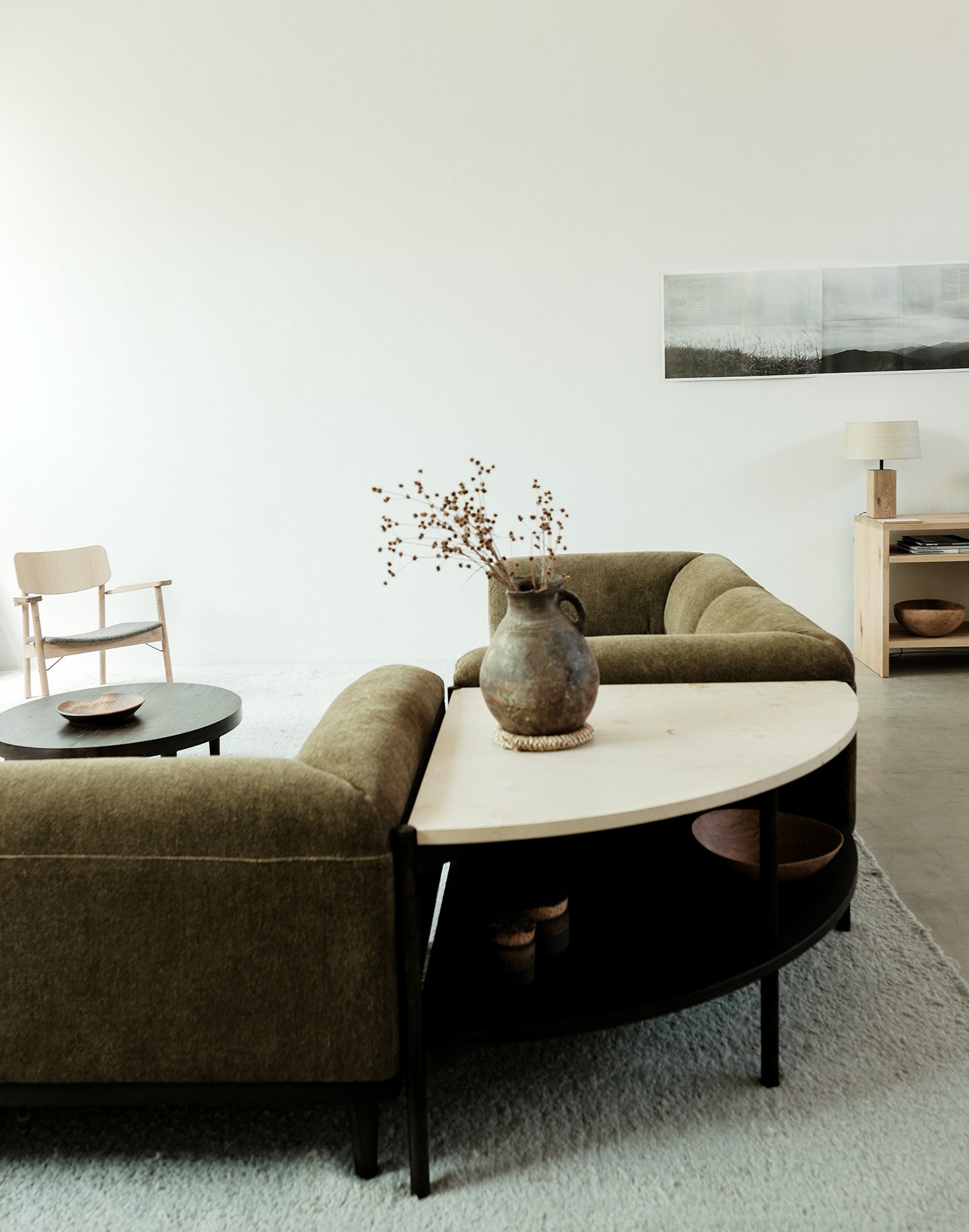 Alsace Corner Table