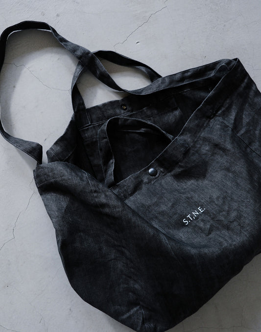 orSlow×S.T,N.E. Shoulder Bag Black(Herringbone)