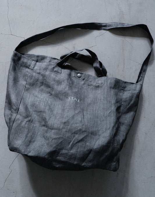 orSlow×S.T,N.E. Shoulder Bag Gray(Herringbone)