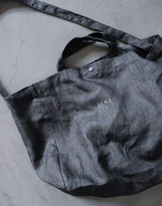 orSlow×S.T,N.E. Shoulder Bag Gray(Herringbone)